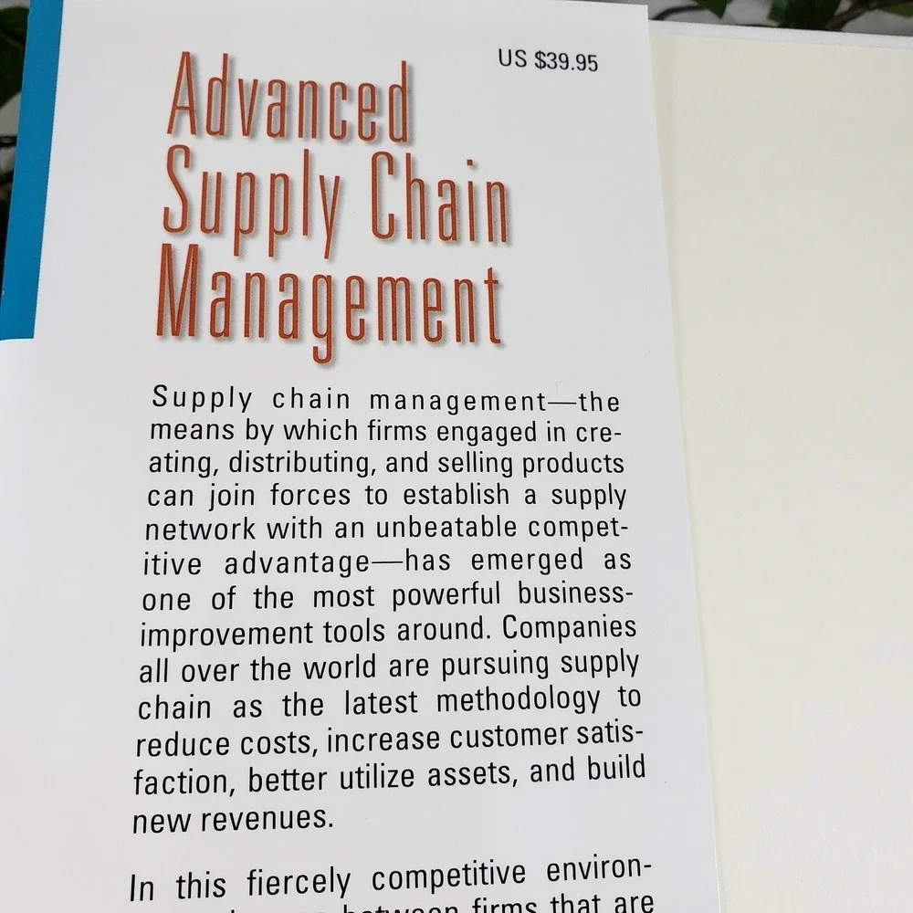 Advanced Supply Chain Management: How to Build a sustained Competitive Advantage